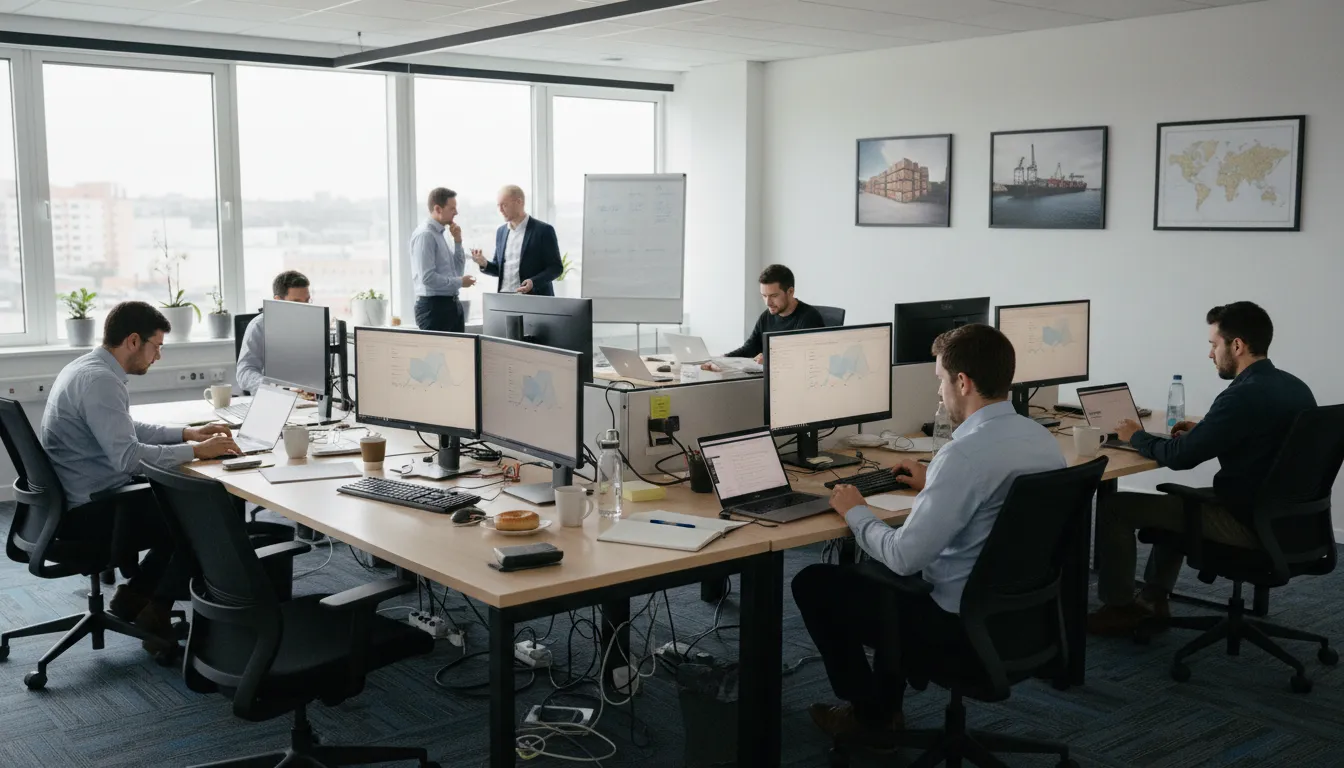 Open-plan head office of MOED Group